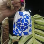 Blue pottery theme Bell
