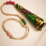 Quirky Clay Bell handpainted