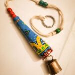 Quirky Painted Terracotta Bell