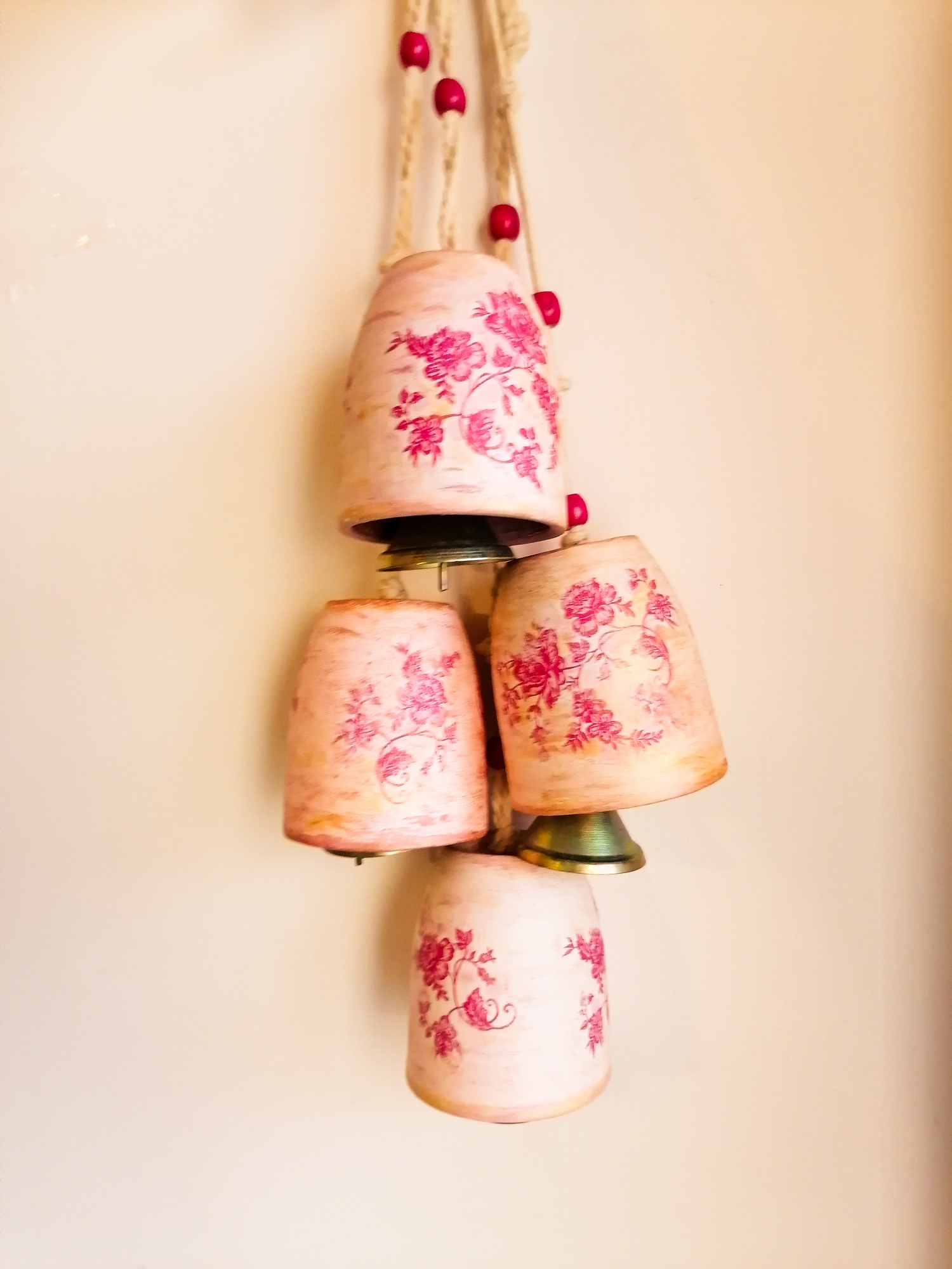 Resize_20230907_172431_1755 Vintage Decoupaged Bell - Image 1