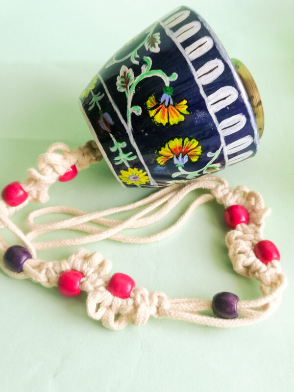 Hand Painted Clay Bell