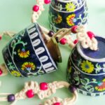 Hand Painted Clay Bell