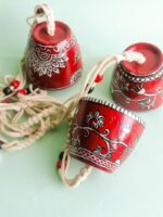 Hand Painted Clay Bell