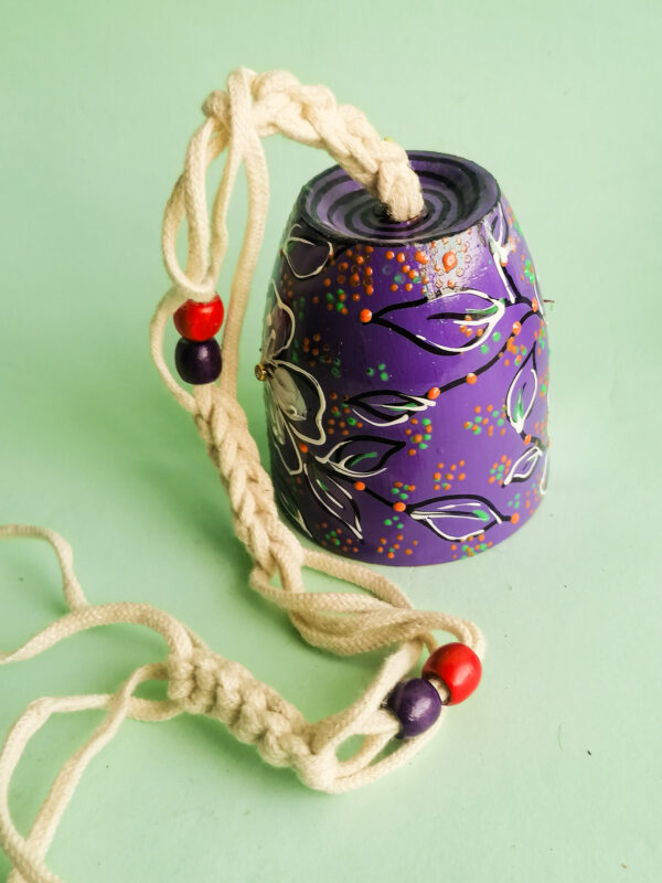 Hand Painted Clay Bell