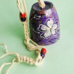 Hand Painted Clay Bell