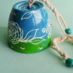 Hand Painted Clay Bell