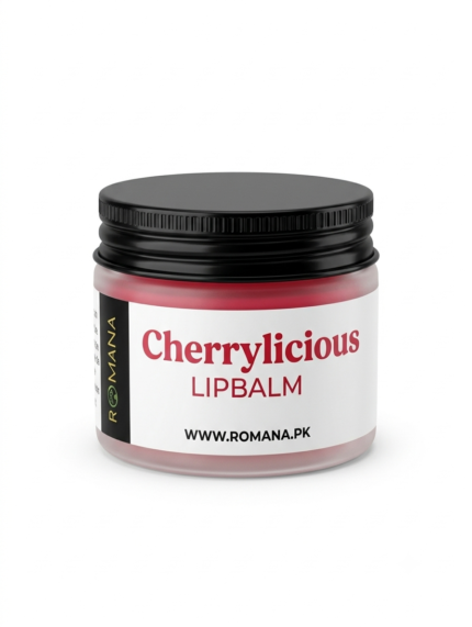 Cherrylicious Lip Balm - natural cherry-flavored lip balm by ROMANA