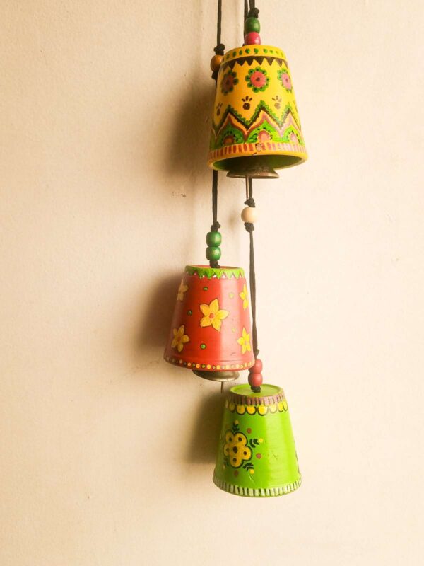 Hand Painted Clay Bell