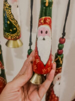 Jingle all the way with santa! Handmade clay bell created by ROMANA - Image 6