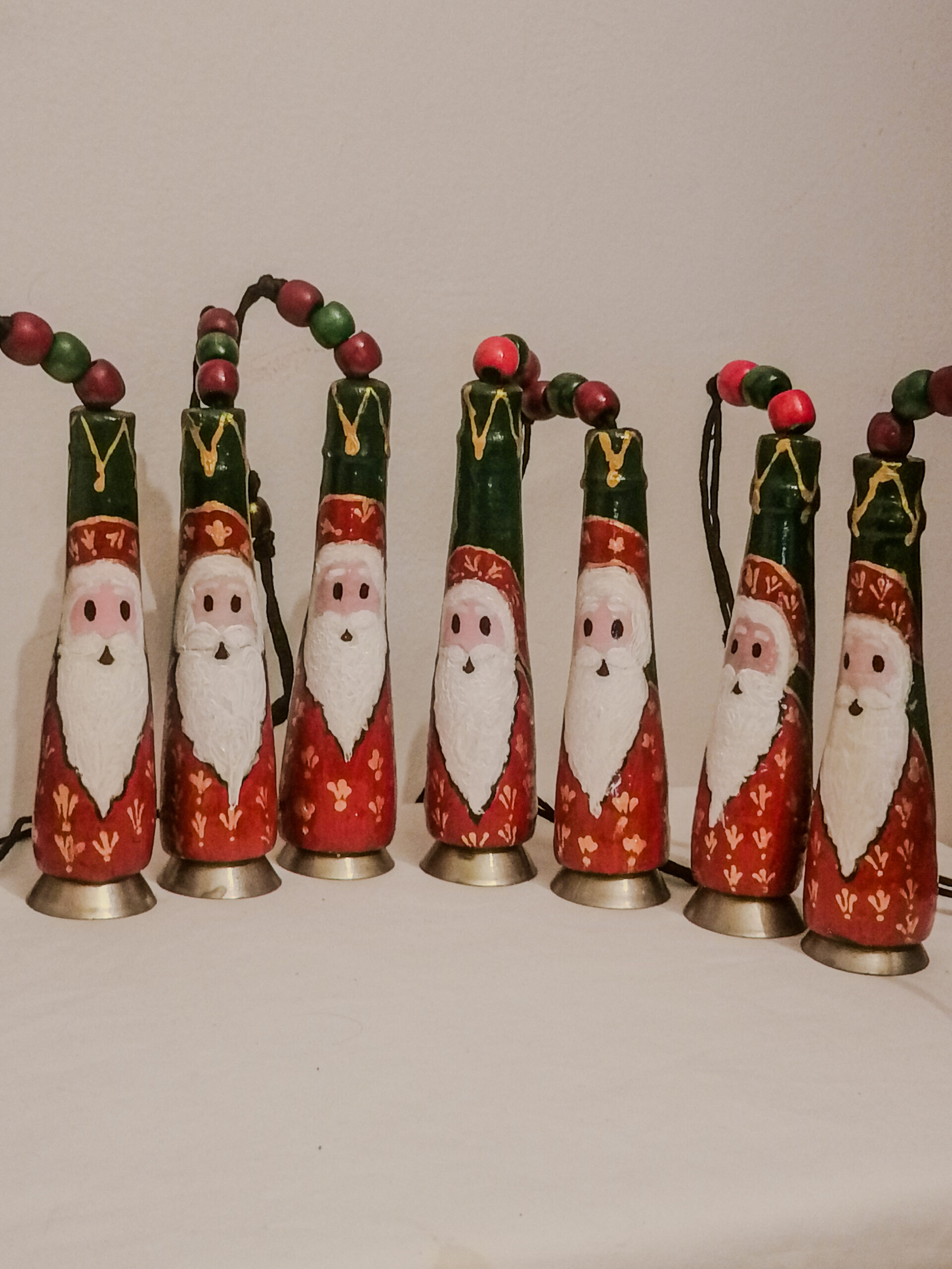 IMG_20241023_221558 Jingle all the way with santa! Handmade clay bell created by ROMANA - Image 1