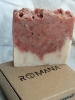 Timeless Radiance: ROMANA Handmade Soap with Beetroot & Rhubarb Extracts - Image 3