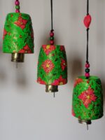 Handpainted Textured Clay Bell - ROMANA
