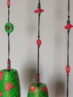 Handpainted Textured Clay Bell - ROMANA - Image 3