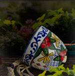Tellavera de México painted clay bell- ROMANA - Image 2
