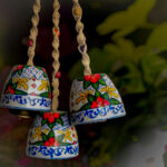Tellavera de México painted clay bell- ROMANA