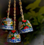 Tellavera de México painted clay bell- ROMANA