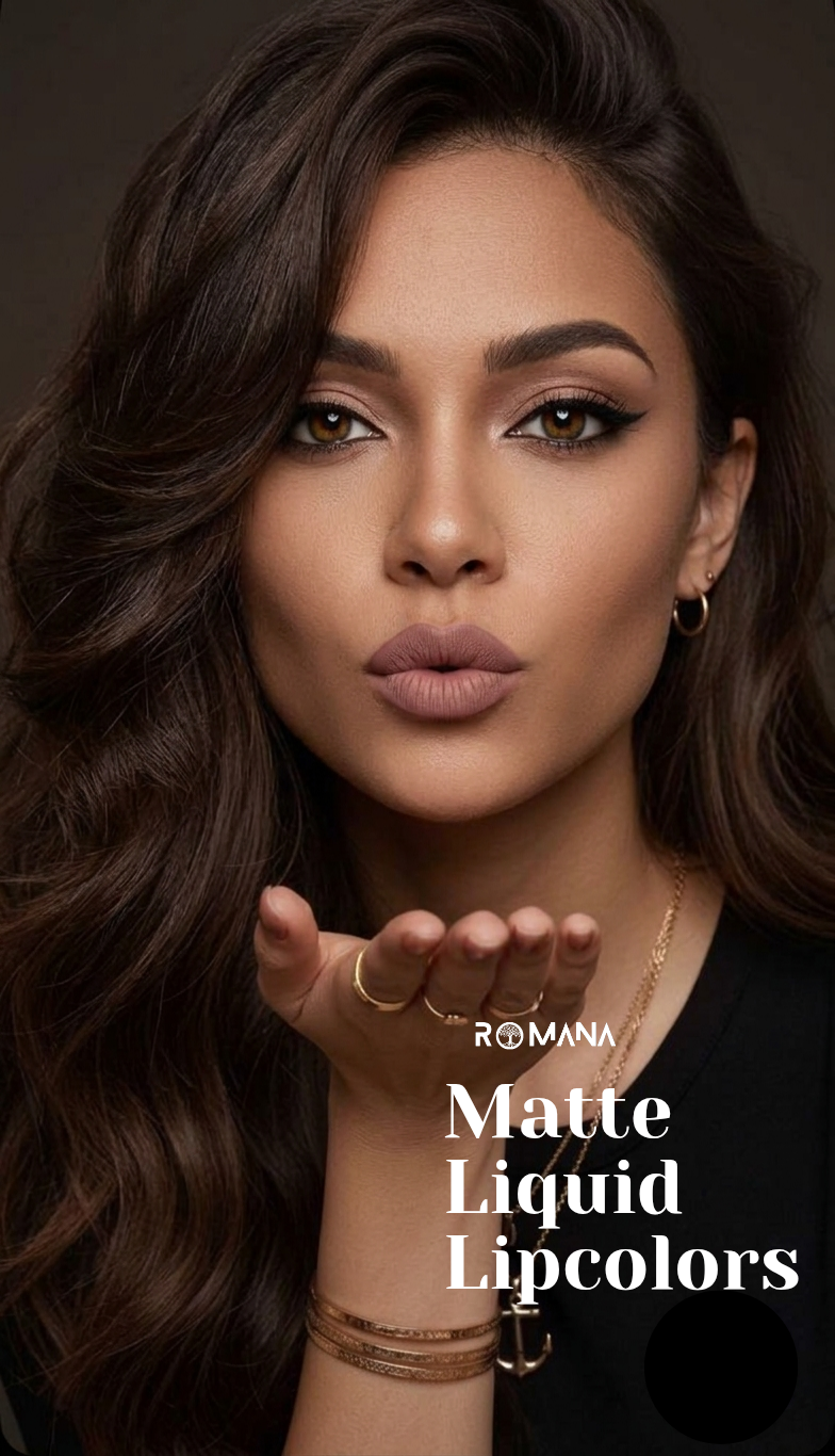 Matte liquid lip color_20260908_232551_0000 ROMANA Liquid Velvet Lip Color - Image 1